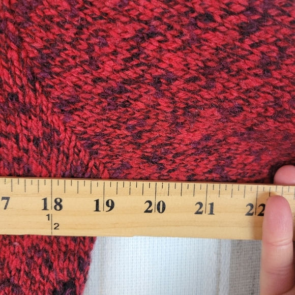 Vintage American Eagle Wool Blend Crewneck Sweater Red Size Medium - Picture 5 of 7